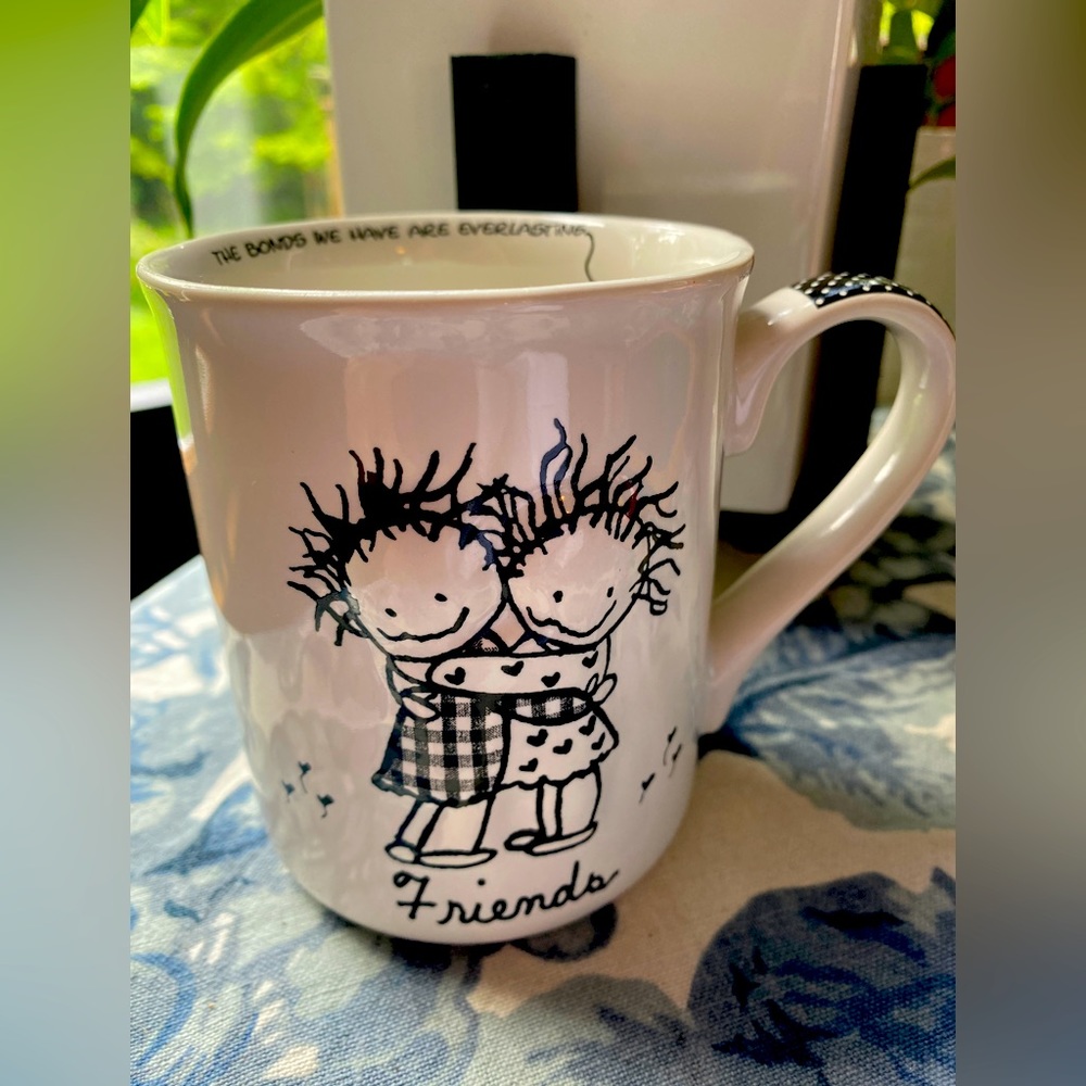 Friend’s Girl Hug Ceramic Mug, 4”
